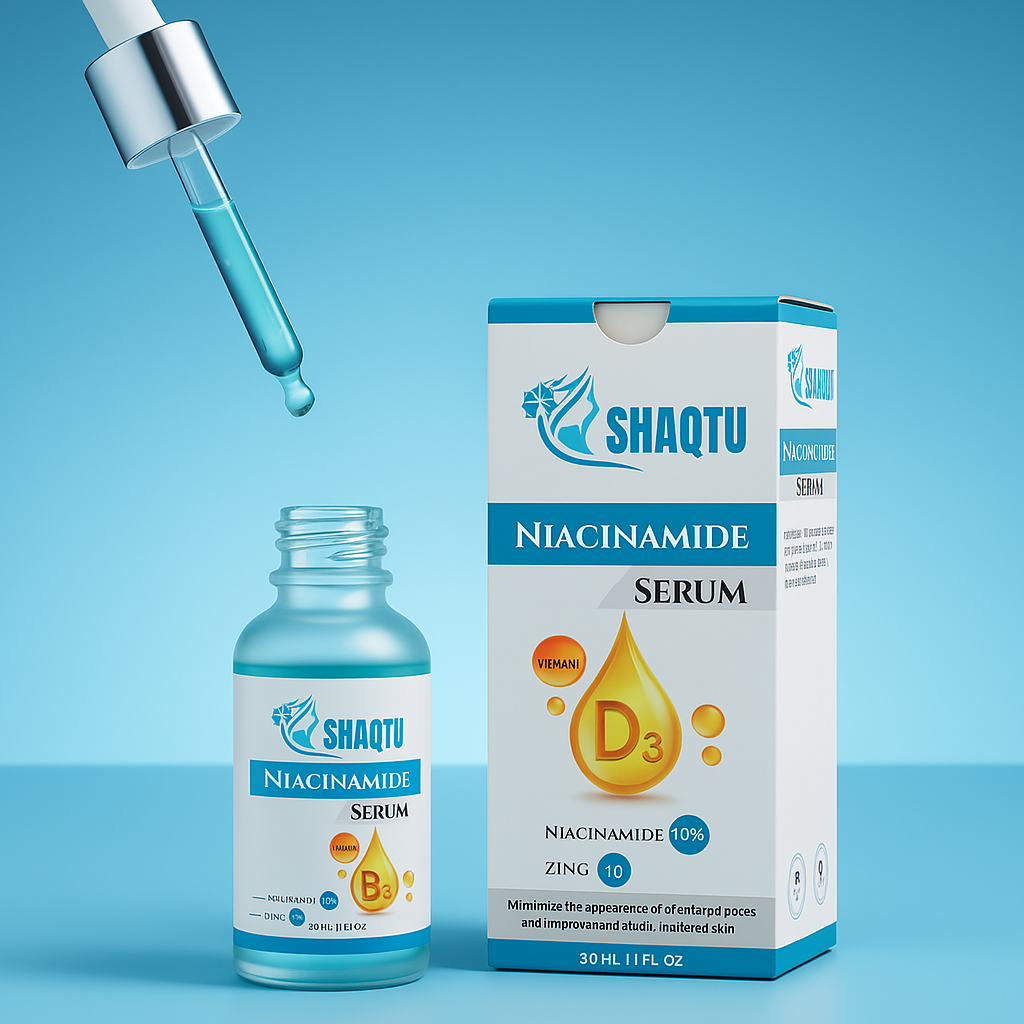 Shaqtu Niacinamide 10% + Zinc 1% Serum – Pore Minimizer ,Oil -Control, Skin Brightening